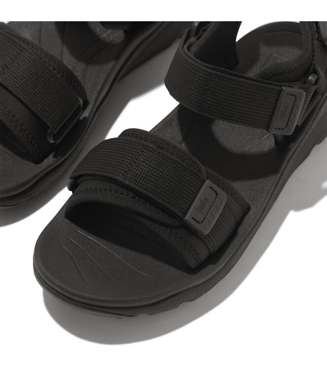 FitFlop neo-d-hyker (xt) w/resistant adj. outdoor sandals all black Direct leverbaar uit de webshop van www.meijerink-schoenen.nl/