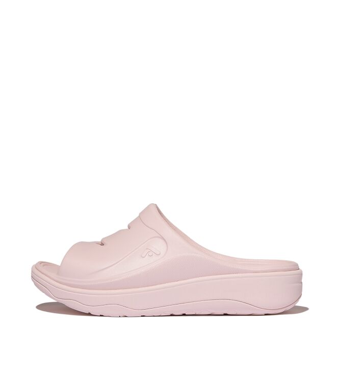 FitFlop relieff slide - tonal rubber clay pink Direct leverbaar uit de webshop van www.meijerink-schoenen.nl/