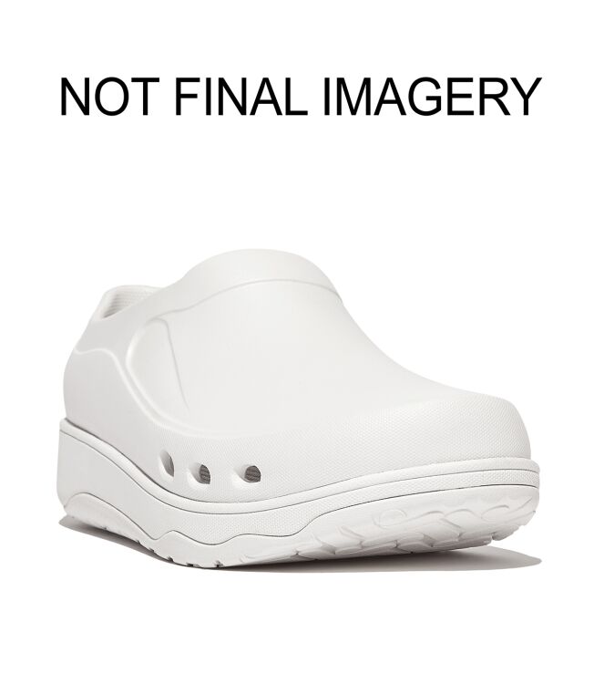 FitFlop industrial clog urban white Direct leverbaar uit de webshop van www.meijerink-schoenen.nl/