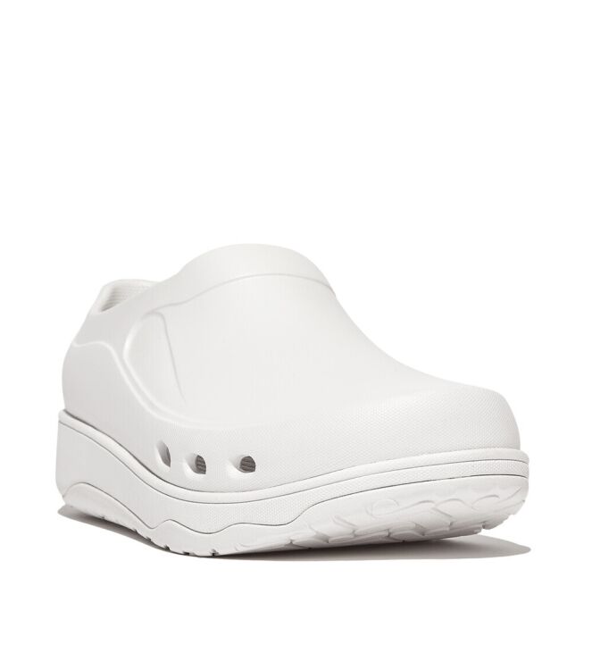 FitFlop industrial clog urban white Direct leverbaar uit de webshop van www.meijerink-schoenen.nl/