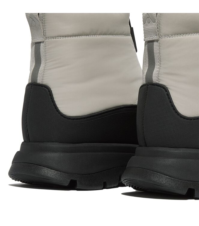 FitFlop neo-d-hyker padded/quilted boot short (zip) clay grey/black Direct leverbaar uit de webshop van www.meijerink-schoenen.nl/