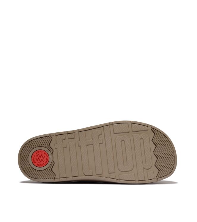 FitFlop gen-ff closed back mule - suede taupe Direct leverbaar uit de webshop van www.meijerink-schoenen.nl/