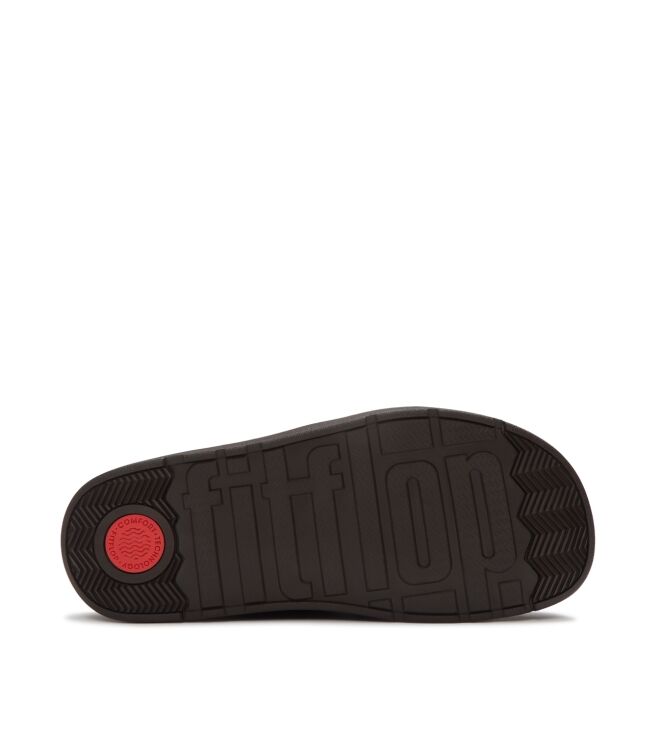 FitFlop gen-ff closed back mule - suede chocolate brown Direct leverbaar uit de webshop van www.meijerink-schoenen.nl/