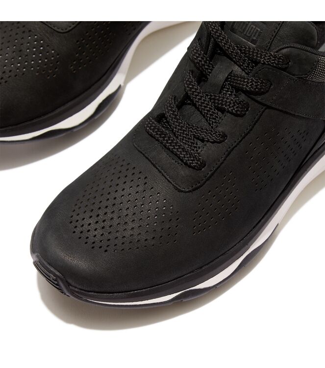 FitFlop vitamin ffx - nubuck black/cream Direct leverbaar uit de webshop van www.meijerink-schoenen.nl/