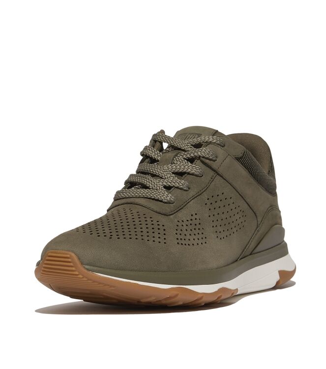 FitFlop vitamin ffx - nubuck deep olive/cream Direct leverbaar uit de webshop van www.meijerink-schoenen.nl/