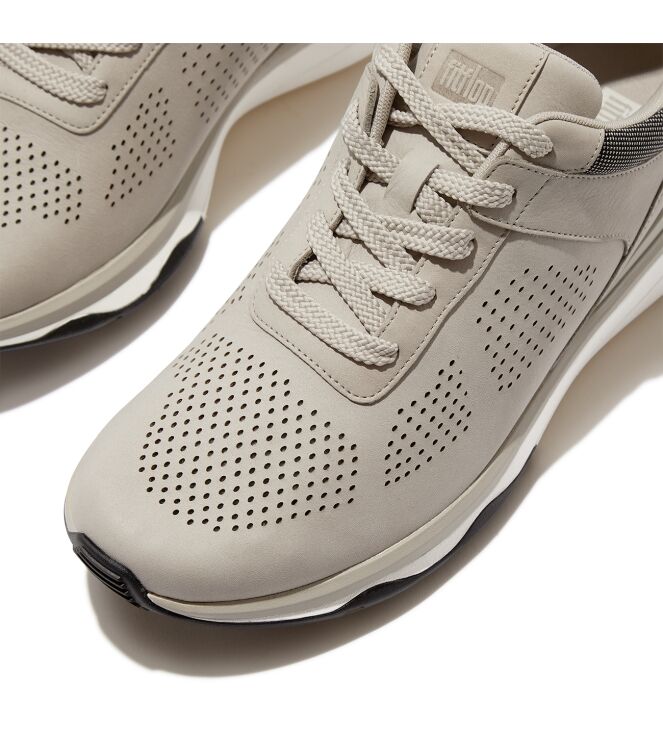 FitFlop vitamin ffx - nubuck clay grey/urban white Direct leverbaar uit de webshop van www.meijerink-schoenen.nl/