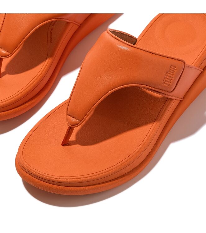FitFlop f-mode go adjustable flatform toe-post sandals satsuma Direct leverbaar uit de webshop van www.meijerink-schoenen.nl/
