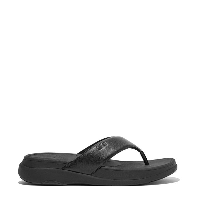 FitFlop<sup>TM</sup> f-mode go mens toe-post sandals all black Direct leverbaar uit de webshop van www.meijerink-schoenen.nl/