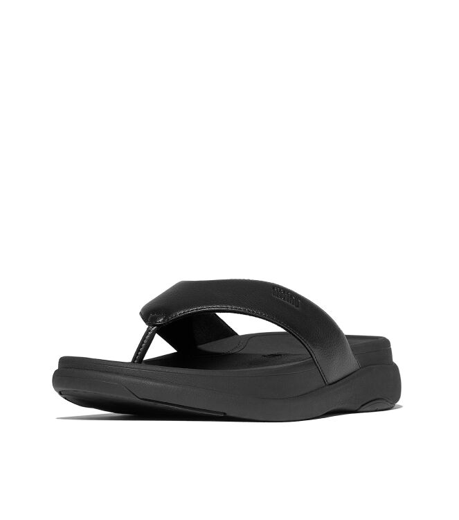 FitFlop<sup>TM</sup> f-mode go mens toe-post sandals all black Direct leverbaar uit de webshop van www.meijerink-schoenen.nl/