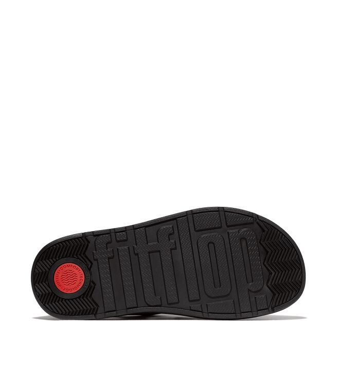 FitFlop<sup>TM</sup> gen-ff leather fisherman sandals all black Direct leverbaar uit de webshop van www.meijerink-schoenen.nl/