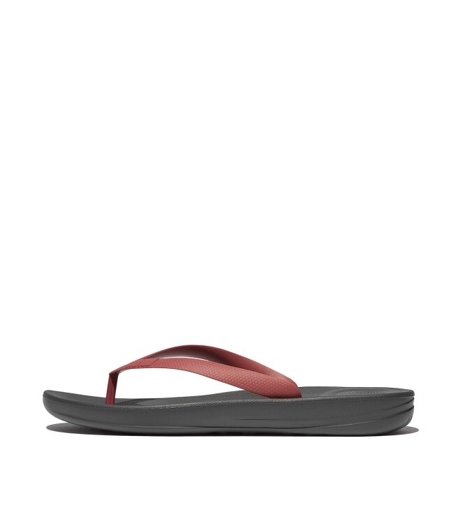 FitFlop iqushion ergonomic flip-flops brick red Direct leverbaar uit de webshop van www.meijerink-schoenen.nl/