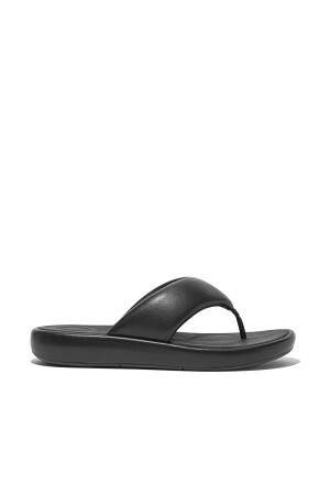 FitFlop Iqushion D-Luxe Padded Leather Toe-Post Sandals 