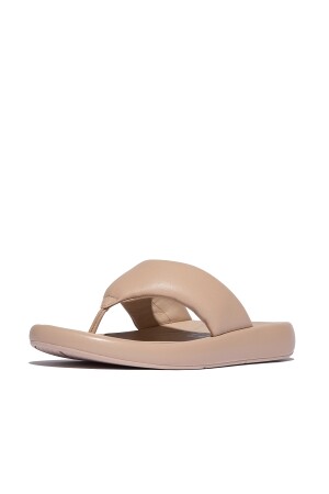 FitFlop Iqushion D-Luxe Padded Leather Toe-Post Sandals 