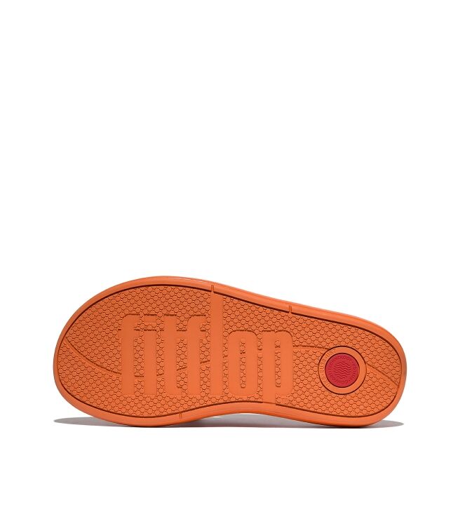 FitFlop iqushion d-luxe padded leather toe-post sandals satsuma Direct leverbaar uit de webshop van www.meijerink-schoenen.nl/