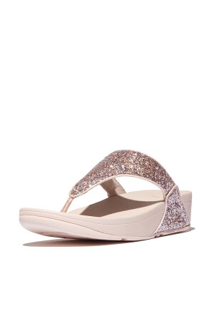 FitFlop Lulu Multi-Tonal Glitter Toe-Post Sandals 