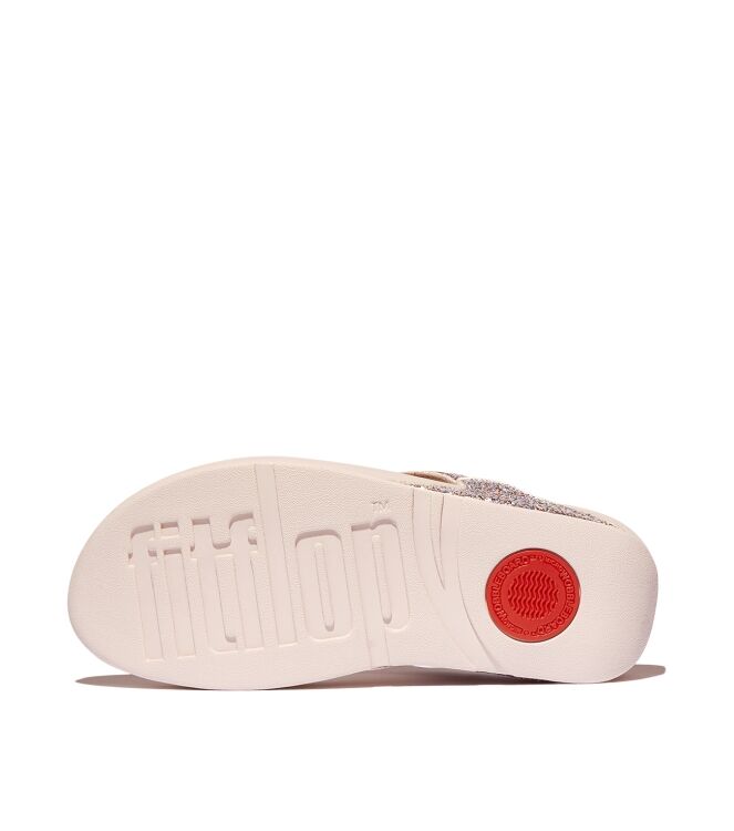 FitFlop<sup>TM</sup> lulu multi-tonal glitter toe-post sandals nude rose mix Direct leverbaar uit de webshop van www.meijerink-schoenen.nl/