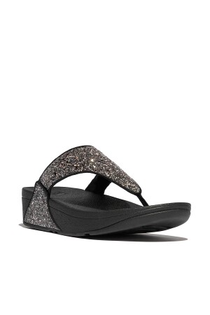 FitFlop Lulu Multi-Tonal Glitter Toe-Post Sandals 