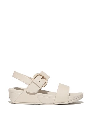 FitFlop Lulu Resin-Buckle Leather Back-Strap Sandals 