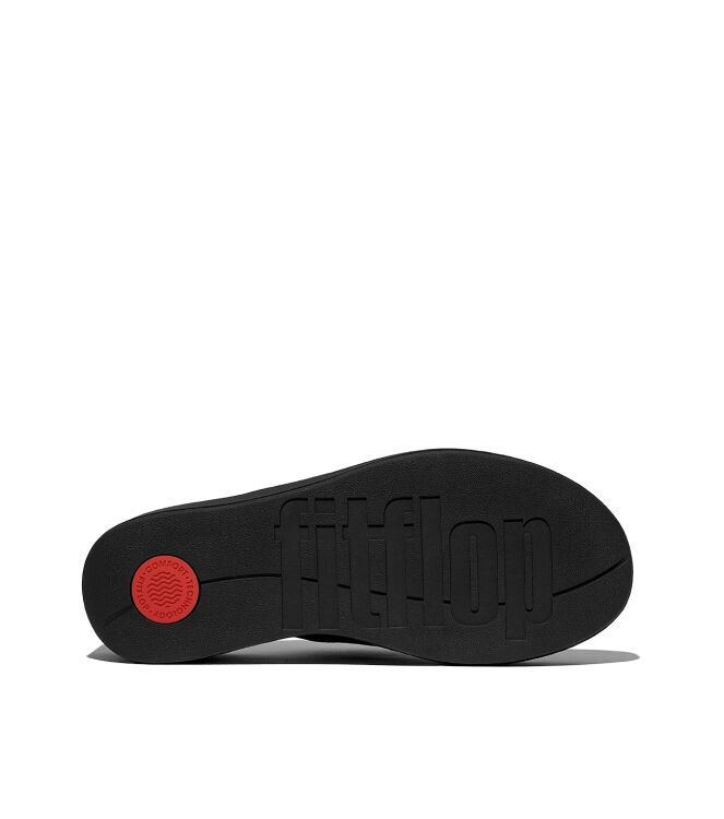 FitFlop platfforms wedge toe-post sandals all black Direct leverbaar uit de webshop van www.meijerink-schoenen.nl/