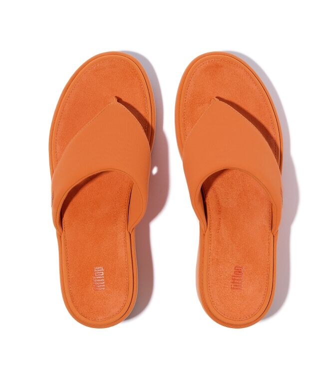 FitFlop platfforms wedge toe-post sandals satsuma Direct leverbaar uit de webshop van www.meijerink-schoenen.nl/