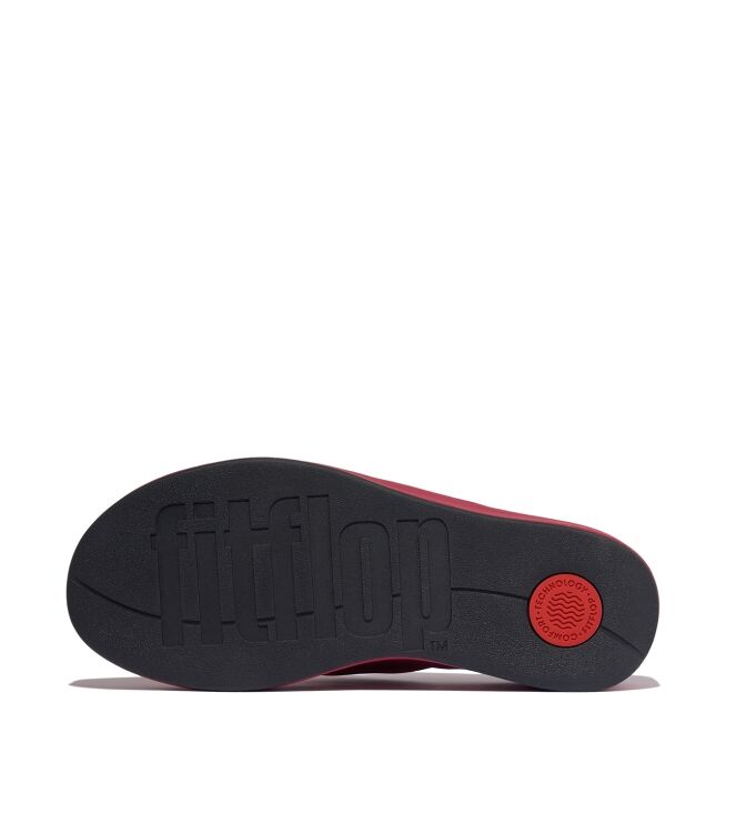 FitFlop platfforms wedge toe-post sandals burnt berry Direct leverbaar uit de webshop van www.meijerink-schoenen.nl/