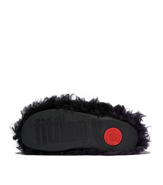 FitFlop shuv x roksanda curly-shearling clogs black/ink Direct leverbaar uit de webshop van www.meijerink-schoenen.nl/
