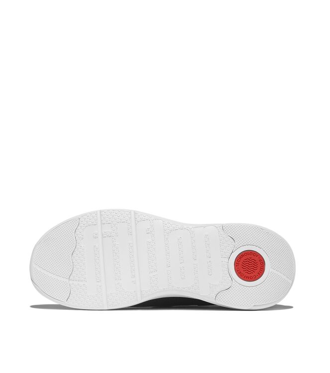 FitFlop super-q knit slip-on laced sneakers black Direct leverbaar uit de webshop van www.meijerink-schoenen.nl/