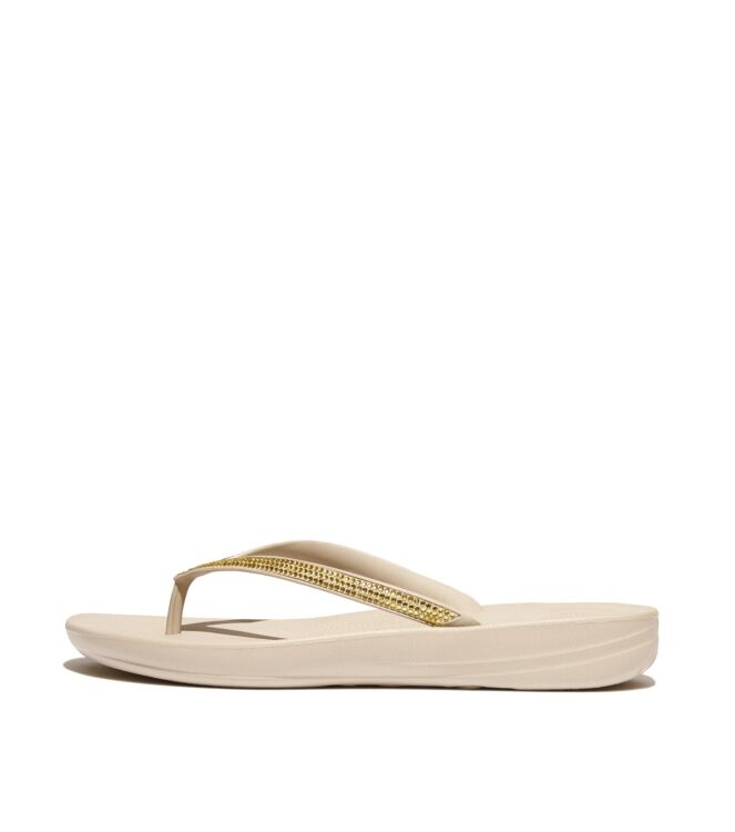 FitFlop iqushion sparkle tpu stone beige Direct leverbaar uit de webshop van www.meijerink-schoenen.nl/
