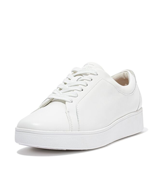 FitFlop rally sneakers leather urban white Direct leverbaar uit de webshop van www.meijerink-schoenen.nl/