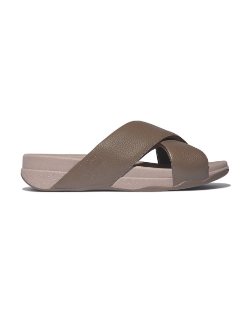 Surver Mens Tumbled Leather Cross java