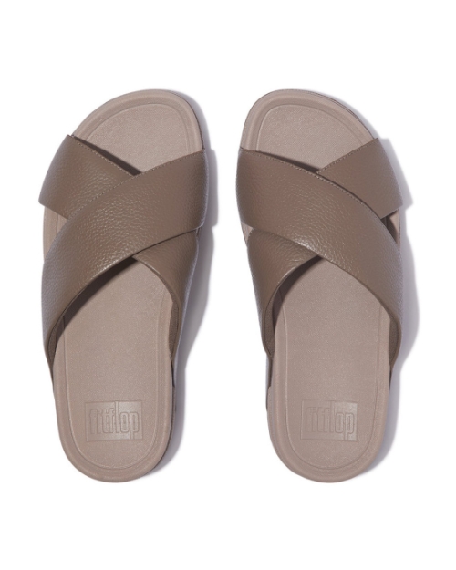 Surver Mens Tumbled Leather Cross java