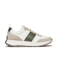 Fitflop F-mode FLow Sneaker white/safari green