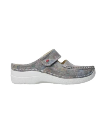 Wolky Roll Slipper Flowerpoint taupe summer