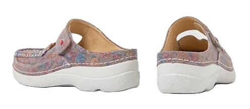 Roll Slipper Flowerpoint taupe summer