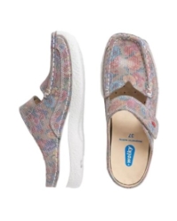 Roll Slipper Flowerpoint taupe summer