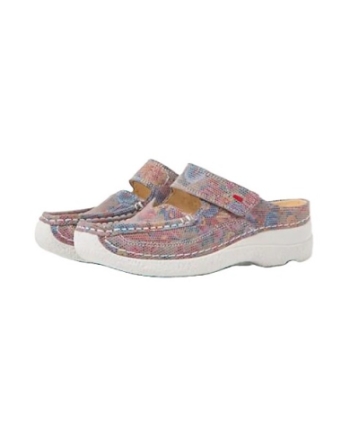 Wolky Roll Slipper Flowerpoint taupe summer