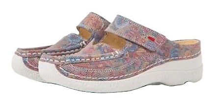 Roll Slipper Flowerpoint taupe summer