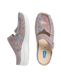 Roll Slipper Flowerpoint taupe summer