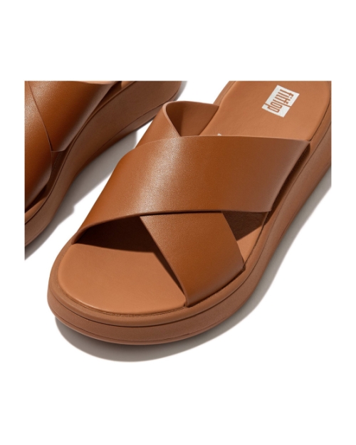 F-Mode Flatform Cross Slides light tan