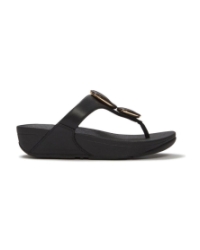 Lulu Marbled-Stone Toe-Post black