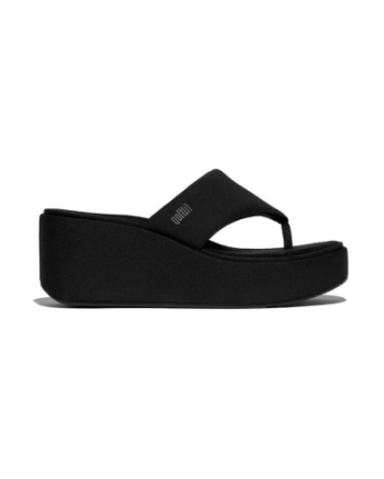 FitFlop Platfforms Wedge Toe-Post all black
