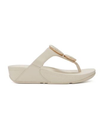 FitFlop Lulu Marbled-Stone Toe-Post paris beige