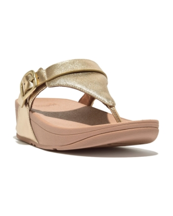 FitFlop Lulu Adjustable Toe Post platino