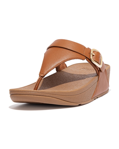 Lulu Adjustable Toe Post light tan