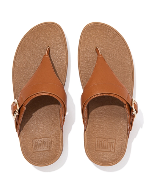 Lulu Adjustable Toe Post light tan