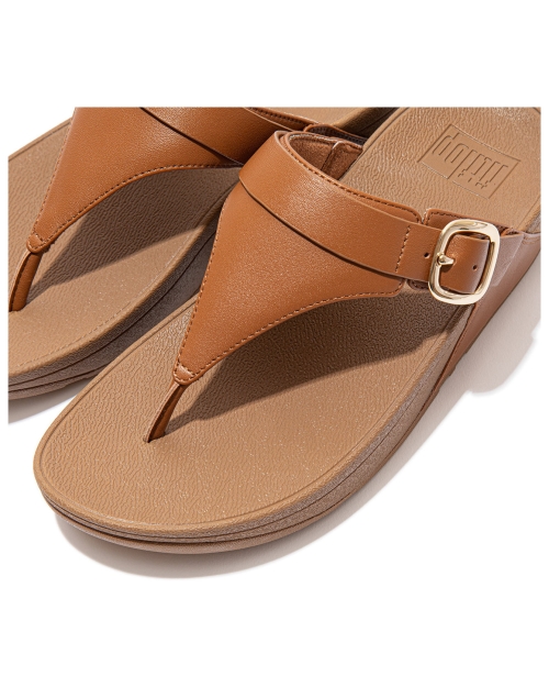 Lulu Adjustable Toe Post light tan