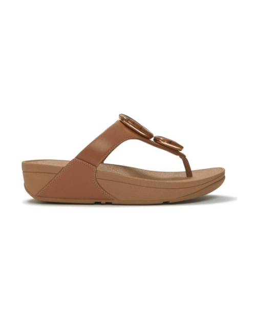 Lulu Marbled-Stone Toe-Post deep tan
