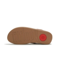 Lulu Marbled-Stone Toe-Post deep tan