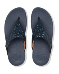 Lulu Glitter Toe-Thongs midnight navy