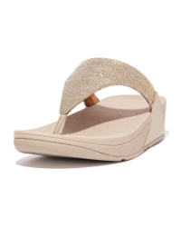 Lulu Toe Post Geo Glitz platino